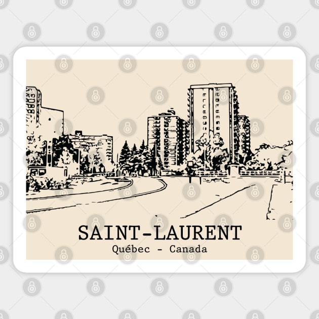 Saint-Laurent - Québec Magnet by Lakeric